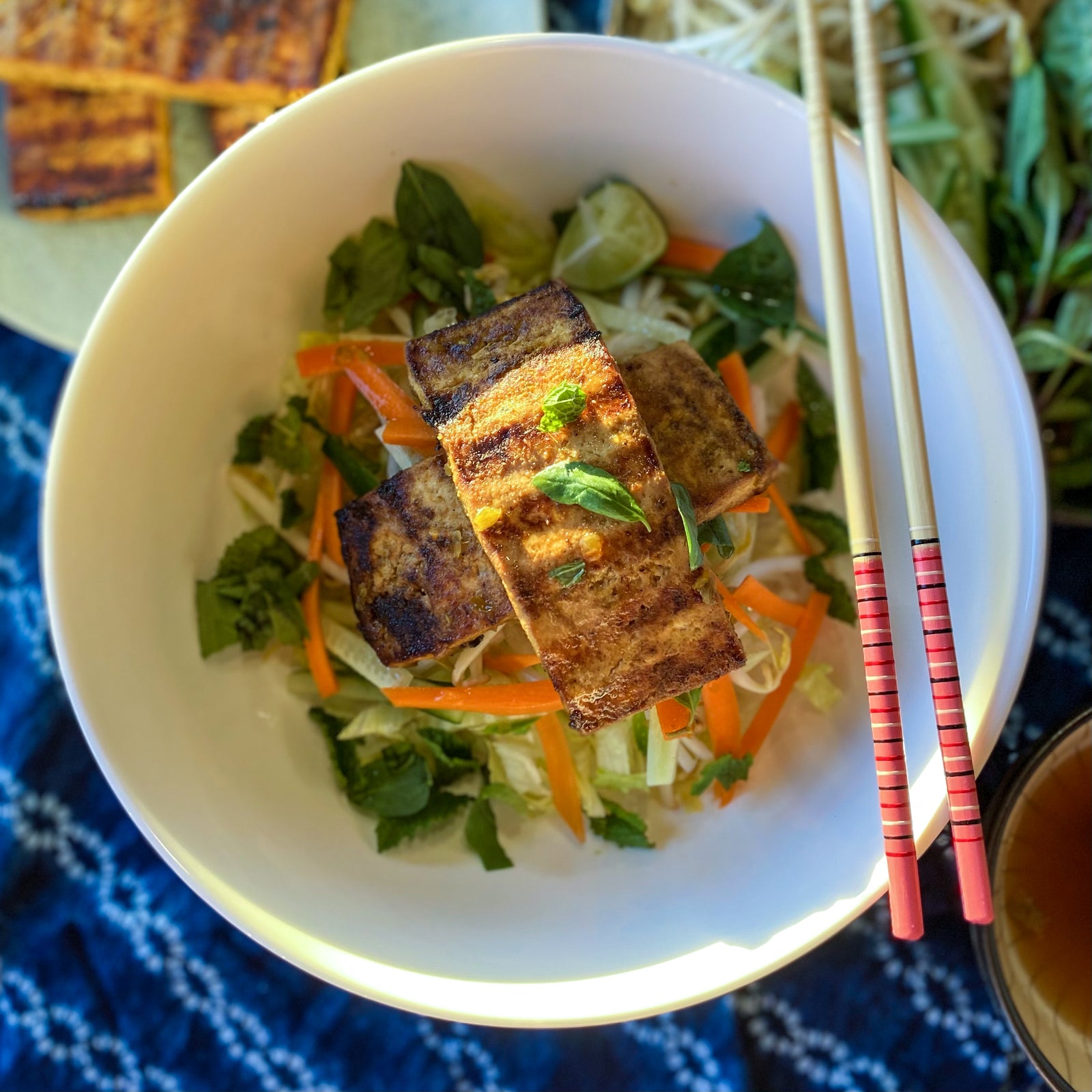 Vietnamese Noodle Bowl with a Thai Twist
