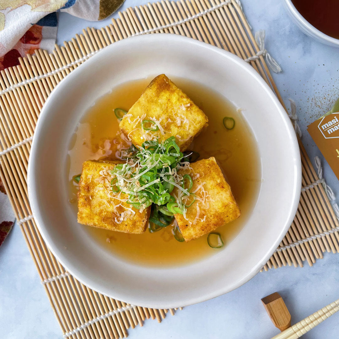 Agedashi Tofu with a Japanese Curry Twist