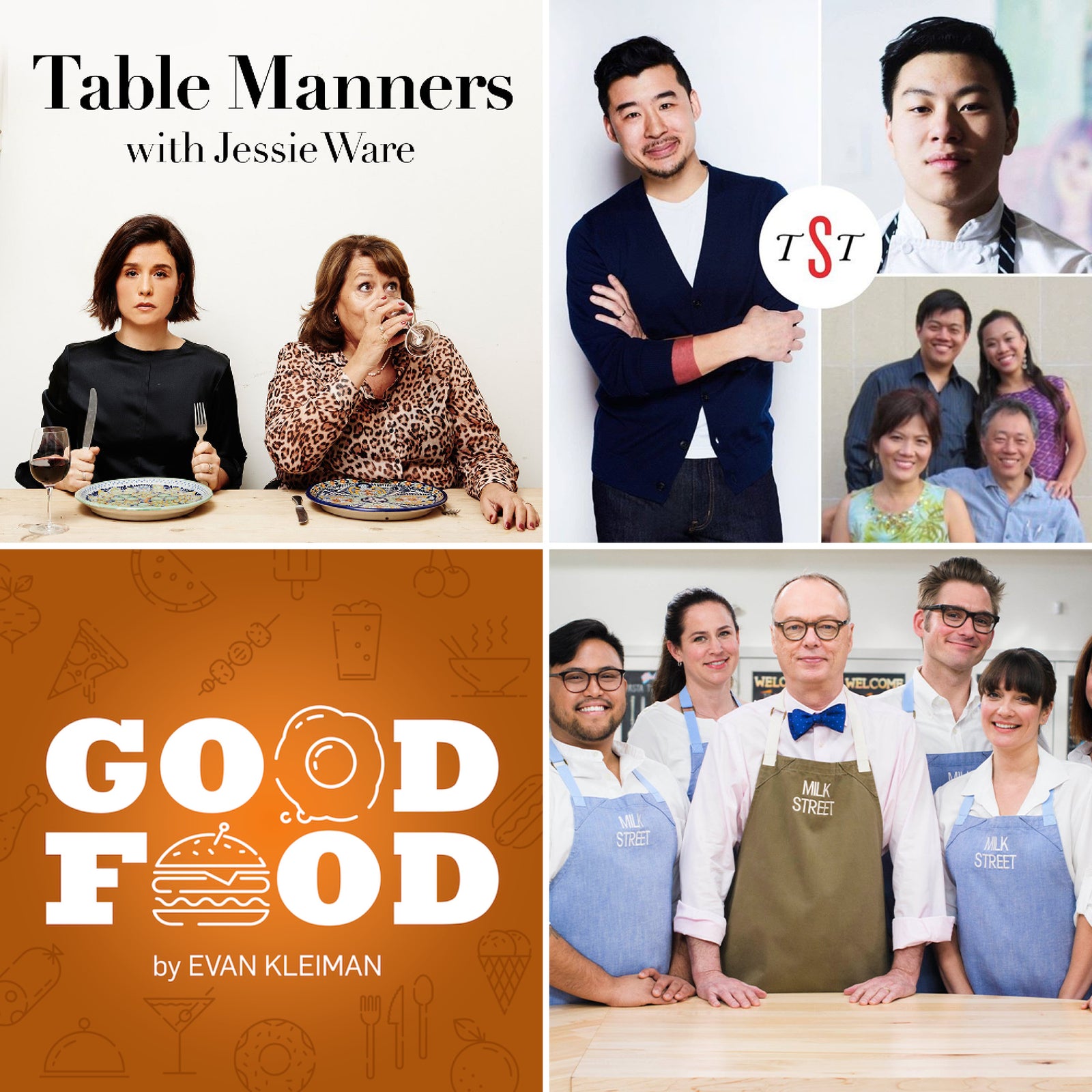 Masi’s go-to food podcasts.