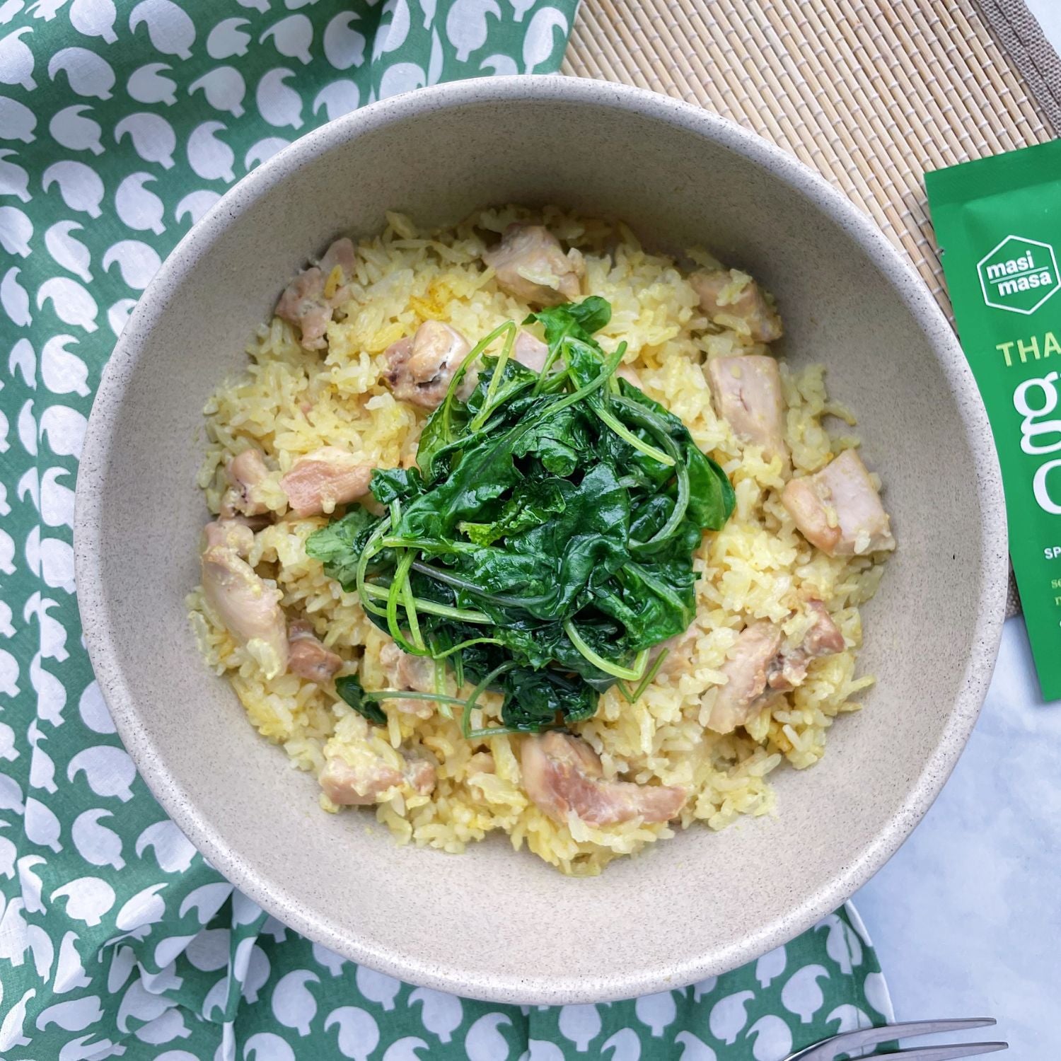 Thai ginger coconut rice image