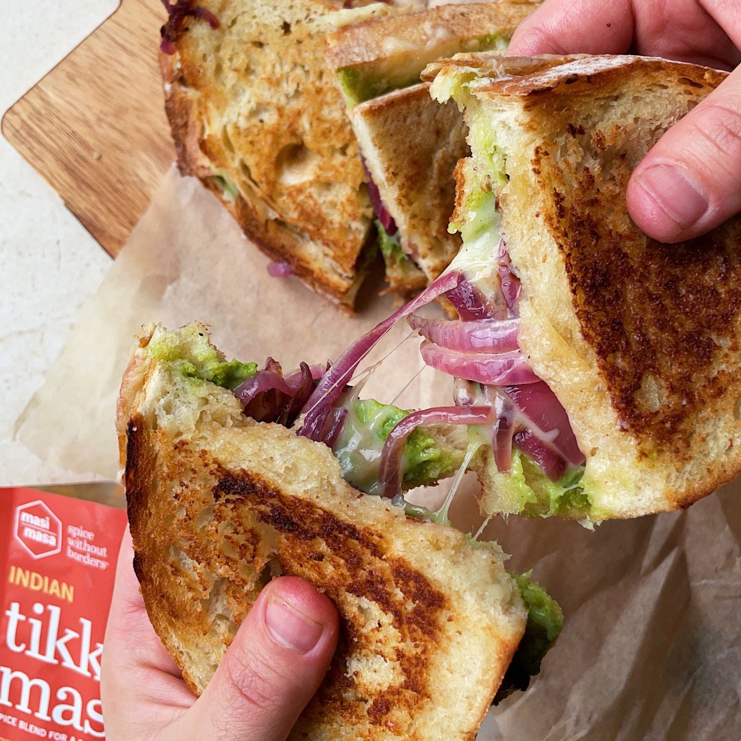 Tikka Grilled Cheese image