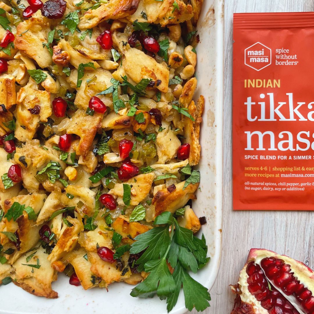 Tikka Masala Spiced Naan Stuffing