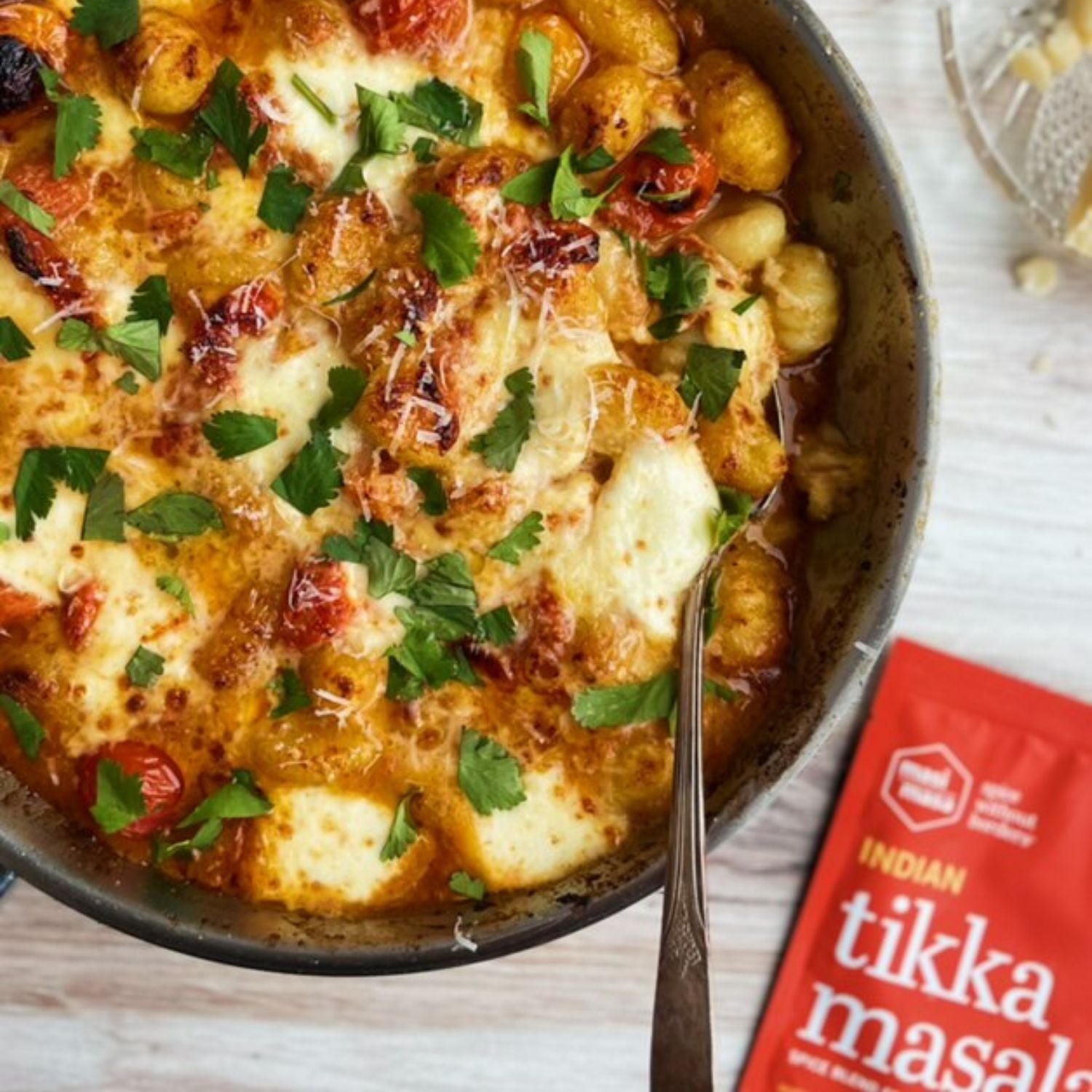 Tikka Masala Gnocchi with Blistered Tomatoes