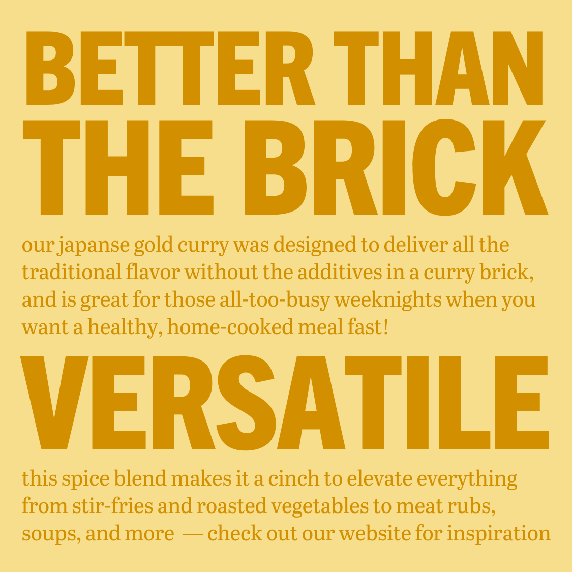 Japanese Golden Curry Spice Blend - Gluten-Free & Vegan, 3-Pack