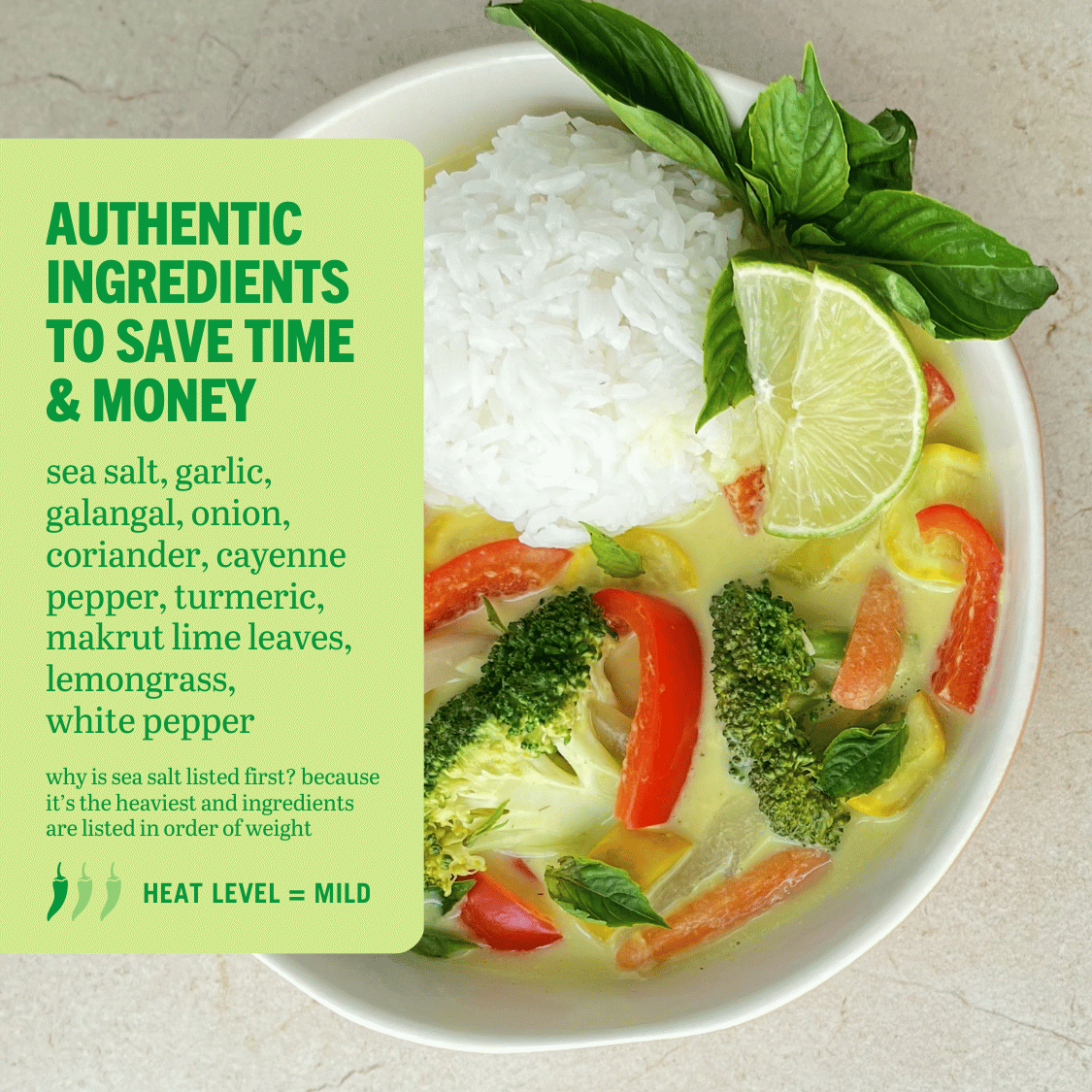 Thai Green Curry Spice Blend (3-pack) - Spice Without Borders
